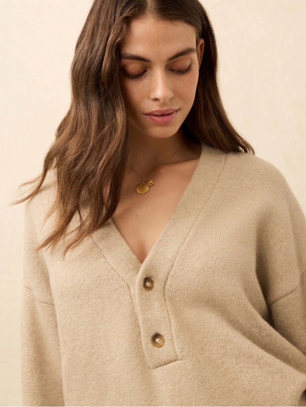 Faherty Jackson sweater V-Neck Popover
